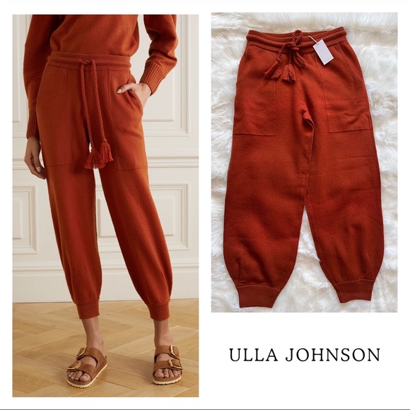 Ulla Johnson Pants - New! ULLA JOHNSON Alfie High Waist Relaxed Fit Merino Wool Pants